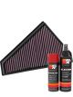 K&N Air Filter 33-3021 + Aerosol Recharge Kit