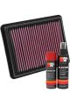 K&N Air Filter 33-3024 + Aerosol Recharge Kit