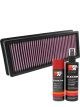 K&N Air Filter 33-3028 + Aerosol Recharge Kit