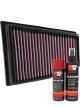 K&N Air Filter 33-3031 + Aerosol Recharge Kit