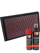 K&N Air Filter 33-3036 + Aerosol Recharge Kit