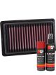 K&N Air Filter 33-3043 + Aerosol Recharge Kit