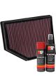 K&N Air Filter 33-3055 + Aerosol Recharge Kit