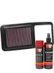K&N Air Filter 33-3066 + Aerosol Recharge Kit