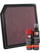 K&N Air Filter 33-3069 + Aerosol Recharge Kit