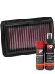 K&N Air Filter 33-3085 + Aerosol Recharge Kit