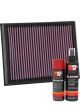 K&N Air Filter 33-3086 + Aerosol Recharge Kit