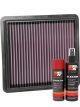K&N Air Filter 33-3103 + Aerosol Recharge Kit