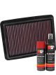 K&N Air Filter 33-3104 + Aerosol Recharge Kit