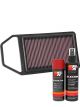 K&N Air Filter 33-3114 + Aerosol Recharge Kit