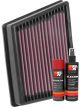 K&N Air Filter 33-3117 + Aerosol Recharge Kit