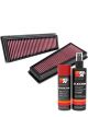 K&N Air Filter 33-3140 + Aerosol Recharge Kit