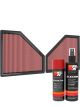 K&N Air Filter 33-3171 + Aerosol Recharge Kit