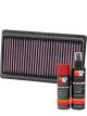 K&N Air Filter 33-5014 + Aerosol Recharge Kit