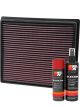 K&N Air Filter 33-5017 + Aerosol Recharge Kit