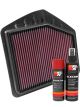 K&N Air Filter 33-5021 + Aerosol Recharge Kit