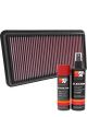 K&N Air Filter 33-5025 + Aerosol Recharge Kit