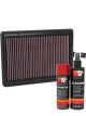 K&N Air Filter 33-5026 + Aerosol Recharge Kit