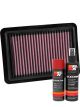 K&N Air Filter 33-5027 + Aerosol Recharge Kit