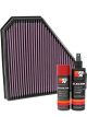 K&N Air Filter 33-5028 + Aerosol Recharge Kit