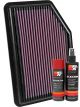 K&N Air Filter 33-5031 + Aerosol Recharge Kit