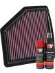 K&N Air Filter 33-5037 + Aerosol Recharge Kit