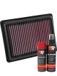 K&N Air Filter 33-5043 + Aerosol Recharge Kit