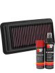 K&N Air Filter 33-5044 + Aerosol Recharge Kit