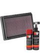 K&N Air Filter 33-5046 + Aerosol Recharge Kit