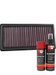 K&N Air Filter 33-5052 + Aerosol Recharge Kit