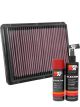 K&N Air Filter 33-5057 + Aerosol Recharge Kit