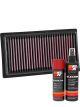 K&N Air Filter 33-5060 + Aerosol Recharge Kit
