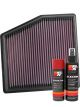 K&N Air Filter 33-5061 + Aerosol Recharge Kit