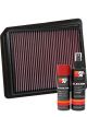 K&N Air Filter 33-5062 + Aerosol Recharge Kit