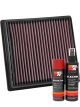 K&N Air Filter 33-5064 + Aerosol Recharge Kit