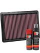 K&N Air Filter 33-5069 + Aerosol Recharge Kit