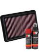 K&N Air Filter 33-5070 + Aerosol Recharge Kit