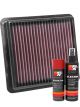 K&N Air Filter 33-5074 + Aerosol Recharge Kit