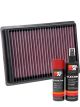 K&N Air Filter 33-5079 + Aerosol Recharge Kit