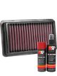 K&N Air Filter 33-5080 + Aerosol Recharge Kit