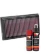 K&N Air Filter 33-5081 + Aerosol Recharge Kit