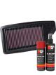 K&N Air Filter 33-5090 + Aerosol Recharge Kit