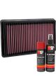 K&N Air Filter 33-5106 + Aerosol Recharge Kit