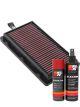 K&N Air Filter 33-5108 + Aerosol Recharge Kit