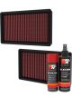K&N Air Filter 33-5124 + Aerosol Recharge Kit
