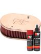 K&N Air Filter 56-9105 + Aerosol Recharge Kit