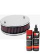 K&N Air Filter 56-9128 + Aerosol Recharge Kit