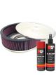 K&N Air Filter 59-3414 + Aerosol Recharge Kit