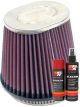 K&N Air Filter 59-5002 + Aerosol Recharge Kit