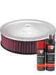 K&N Air Filter 60-1290 + Aerosol Recharge Kit